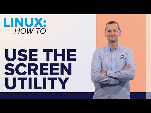 How to use the screen command line utility in Linux