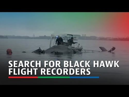 US investigators search for Black Hawk flight recorders from Washington crash
