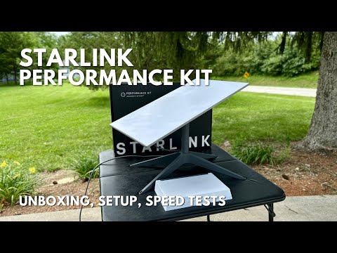 Testing Starlink's New 1 Gig Performance Dish | Unboxing, Setup, Speeds