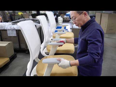 How a Korean Chair Factory Mass Produces Office Chairs With Great Mold Technology