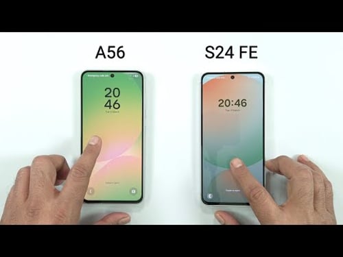 Samsung A56 vs Samsung S24 FE - SPEED TEST