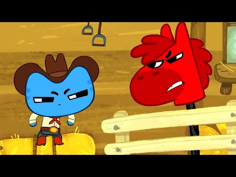 Котики, вперёд - все серии сразу - Котя и Катя учатся договариваться! - Сборник мультиков