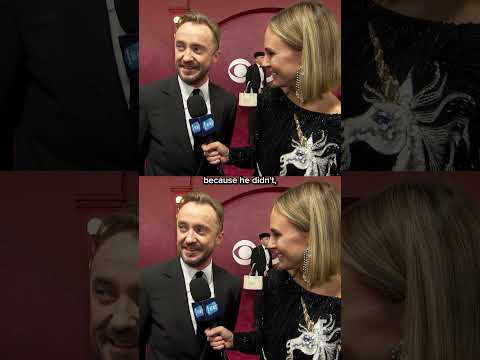 Tom Felton at the Tony Awards