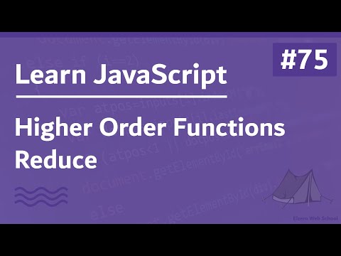 Learn JavaScript In Arabic 2021 - #075 - Higher Order Functions - Reduce
