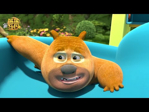 熊熊乐园4 | 【EP11】旋转滑梯 | Boonie Cubs | xiong chu mo Boonie Bears