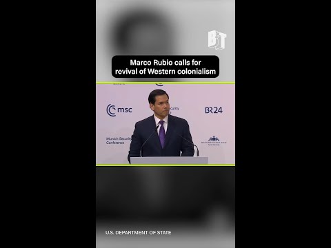 Marco Rubio calls for revival of Western colonialism