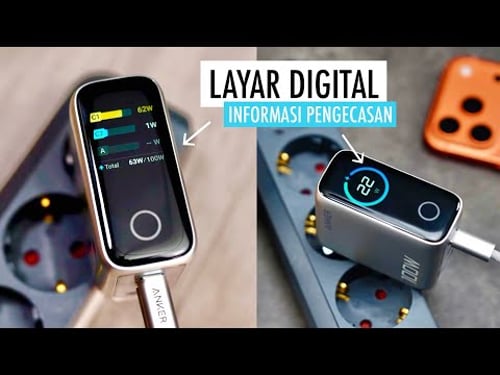 Akhirnya ANKER Punya Kepala Charger Yang Ada Displaynya! ANKER SMART DISPLAY CHARGER B121B