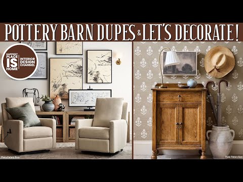 Pottery Barn DUPES & decorate with me!