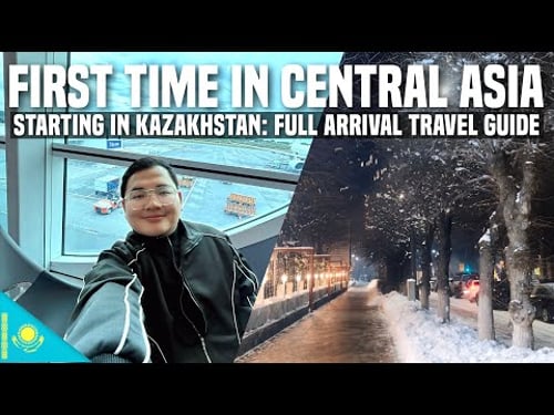 FIRST TIME in CENTRAL ASIA: Starting in KAZAKHSTAN (Airport Arrival Travel Guide) 🇰🇿| Ivan de Guzman