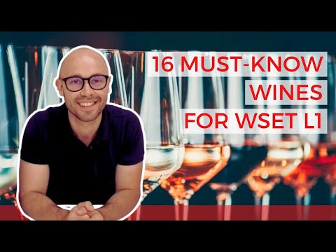 16 MUST KNOW Wines for WSET Level 1 in Wines (+10 WSET exam-type questions)