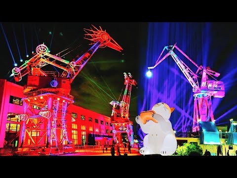 中国最神秘的赛博朋克科幻岛~从工业遗迹到未来世界!上海国际光影节2025