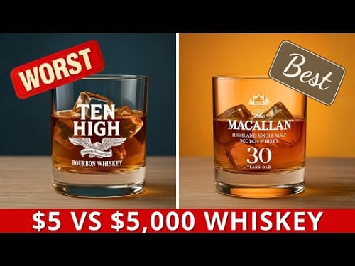 $5 vs $5,000 Whiskey Taste Test!