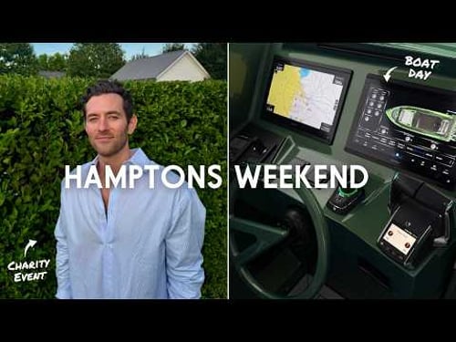 Fun charity event, unboxing new summer clothes, and a boat day in Sag Harbor!