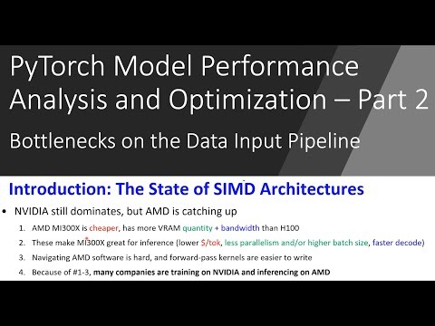 PyTorch Data Loader Tuning + GPU Cross-Architecture Optimizations: CUDA and AMD