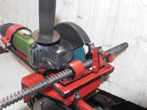 Резьба . Нарезаю болгаркой . Изготовление винта и метчика трапеция 16х6 левая.