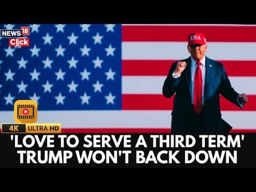 Trump On Third Term: He "Would Love To" Run For Third Presidential Term in 2028 | U.S. News-4K