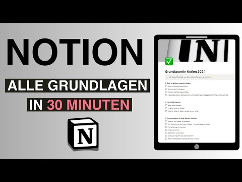 Notion Tutorial für Beginner - alle Grundlagen 2025