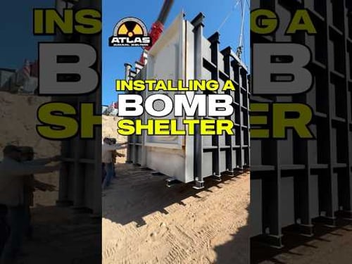 Installing a Nuclear Fallout shelter #atlassurvivalshelters #bombsheltersupply