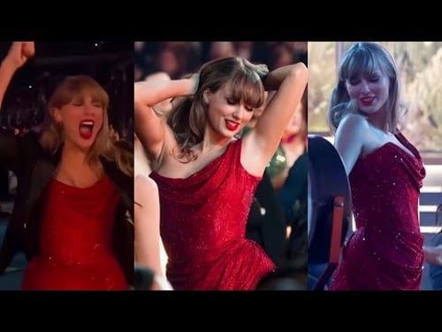 Taylor Swift being ICONIC at the Grammys for 9 Minutes straight...