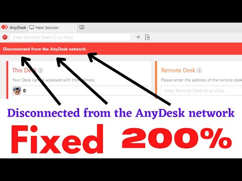 Disconnected From the Anydesk Network | Anydesk Not Connecting to Network in Windows 10