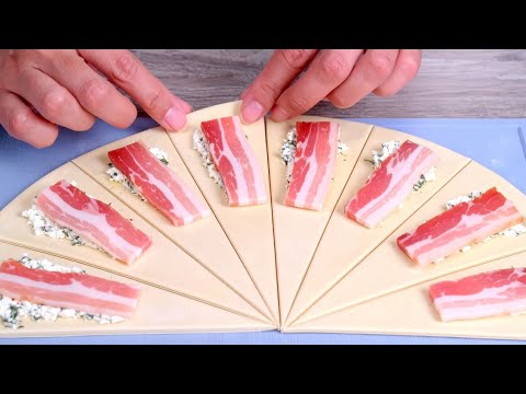 Eine schnelle und günstige Blätterteig-Vorspeise! Diesen Trick habe ich in einem Restaurant gelernt!