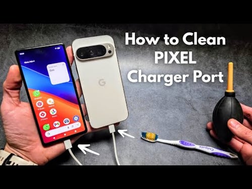 How to Clean ANY Google PIXEL Charger Port - If Not Properly Charging, Charging Slowly or Unreliable