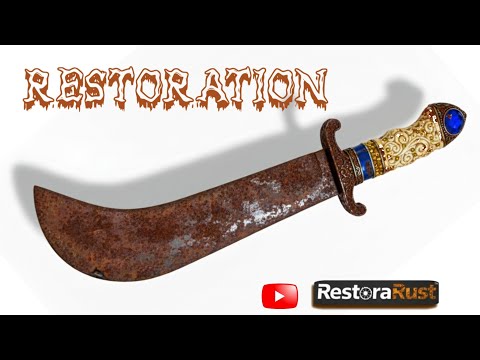 Old Knife Restoration | Rusted to Razor Sharp Edge | Knife Sharpening