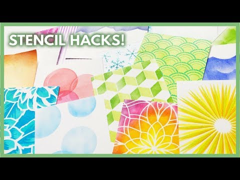 20 Stencil Tips and Techniques You'll Want To Try ASAP