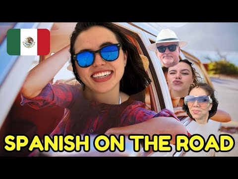 Learn Spanish on a Road Trip to the Beach in Mexico! 🏖️🚗 (Comprehensible Input)