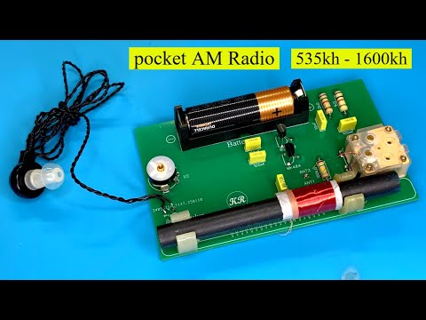 Make a simple pocket AM radio , that receives all international radio stations , jlcpcb