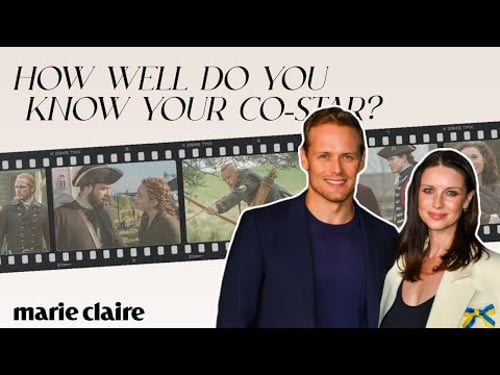 'Outlander' Stars Caitriona Balfe & Sam Heughan Put Their Friendship to the Test | Marie Claire