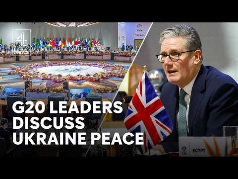 G20 summit: more work needed on Ukraine peace plan says Keir Starmer