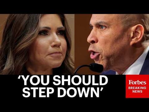 BREAKING NEWS: Cory Booker Tells Kristi Noem She Should Be Impeached If She Doesn't Step Down