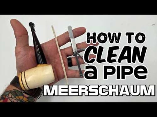 How to Clean a Meerschaum Tobacco Pipe!