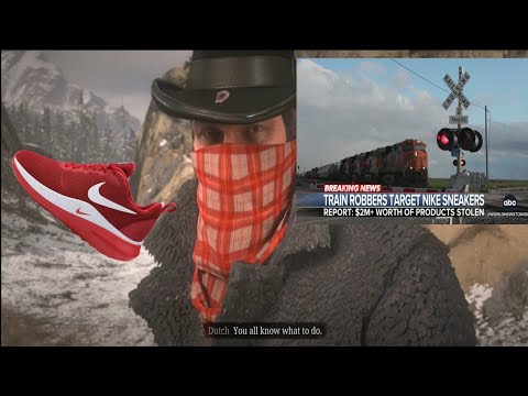 Red Dead Redemption Nike Train Heist