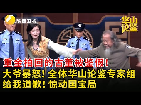 重金拍回的古董被鉴假!大爷暴怒!全体华山论鉴专家组给我道歉!国宝局出动【华山论鉴】