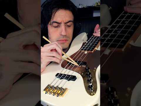 Is this even possible on bass? 🫦🥢