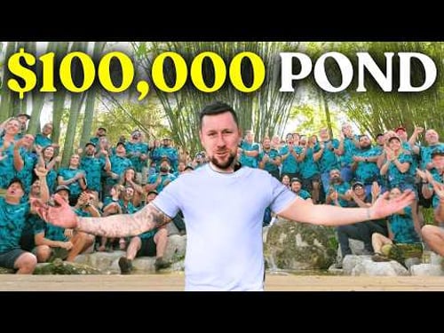 The MOST EXPENSIVE pond I've ever built