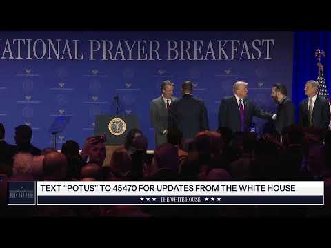 President Trump Attends the National Prayer Breakfast