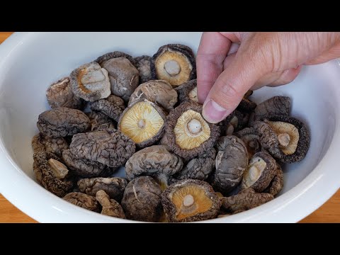 Secrets to Quick Soaking Dried Shiitake Mushrooms❗Learn a Chef's Secret Technique to Rehydrate❗ #干香菇