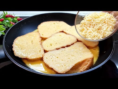 Das schnelle Frühstück ist in wenigen Minuten fertig! Köstliche French-Toast-Sandwiches mit Schinken