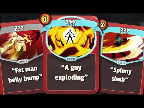 Slay The Spire but My Fiancée Describes My Cards