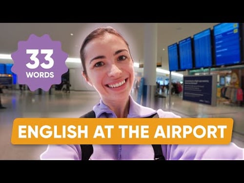 English vocabulary at the airport