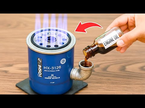 Millions Don’t Know This! 😱 A Simple DIY 3-in-1 Waste Oil Heater | Inventor Secret