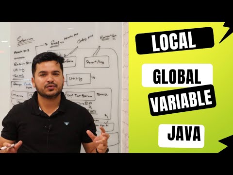 What is Local and Global Variable In Java or Instance Variable in Java