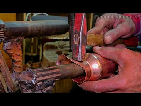 Copper ASMR: Master Forges Fire into Art.