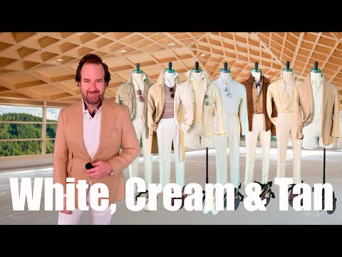 How to Wear White, Cream & Tan
