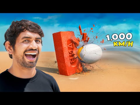 World's Most Powerful EggЁЯеЪ- 1000 Km/h | рдХреНрдпрд╛ рдпрд╣ рдЕрдВрдбрд╛ рдИрдВрдЯ рдХреЛ рддреЛрдбрд╝ рд╕рдХрддрд╛ рд╣реИ ?