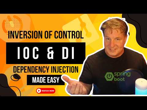 Dependency Injection & Inversion of Control in Spring Tutorial #DI #IOC #Spring #SpringBoot #Java