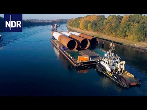 Schwertransport auf dem Wasser | die nordreportage | NDR Doku